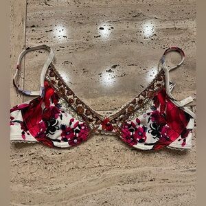 NWT CAMILLA Reign of roses soft underwire bra bikini top